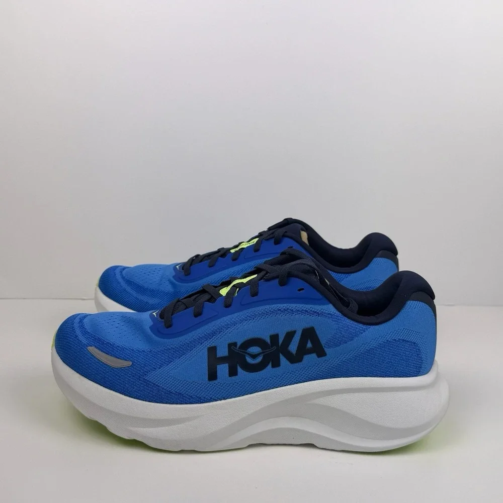 Hoka One One Rincon 5 Running Shoes Men Sz 10D Dark Blue/White 1176630 Sample